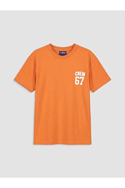 LC Waikiki LCW Kids Crew Neck εμπριμέ μπλουζάκι για αγόρι