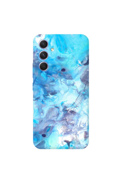 Other Samsung S25 PLUS Marble Clouds Transparent Silicone TPU Θήκη