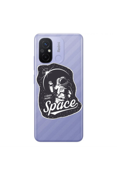 Other Xiaomi Redmi 12C I need more spacee Transparent Silicone TPU Θήκη