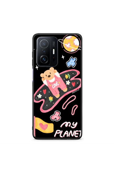 Other Xiaomi Redmi Note 11 T My planet Black Glossy Θήκη