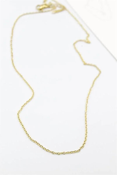 Marsilyan Nvdn- Ieg - Steel Chain Necklace - 45 cm - Gold Iegrs-Nvdn1