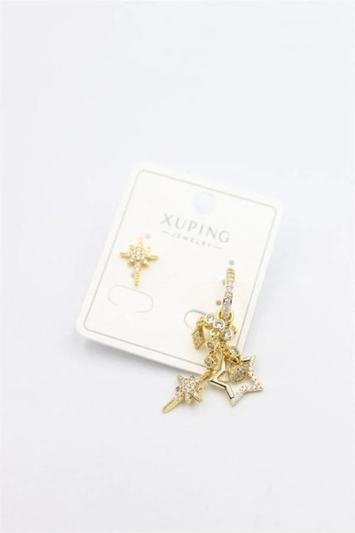 Marsilyan Nvdn- Ieg - North Star Shakira Earrings - Gold Iegrs-Nvdn1