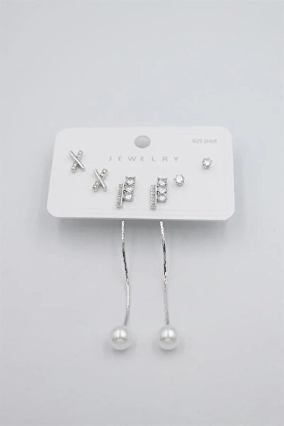 Marsilyan Nvdn- Ieg - Multiple Set Earrings - Silver Iegrs-Nvdn1