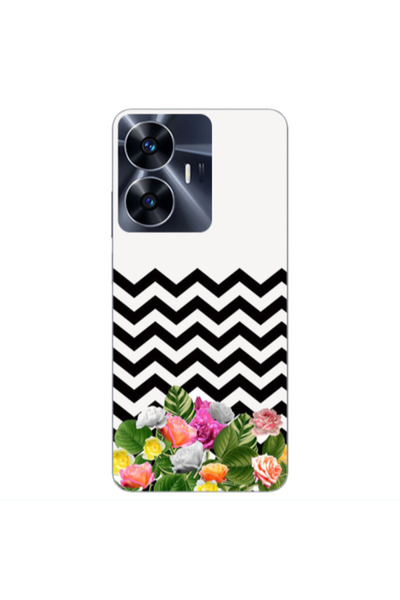 Other Realme Note 50 Arow patern Transparent Silicone TPU Θήκη