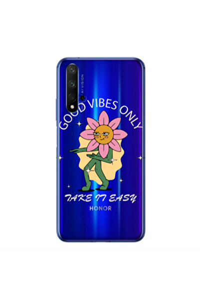 Other Huawei Nova 5 T Good Vibes Only Transparent Silicone TPU Θήκη
