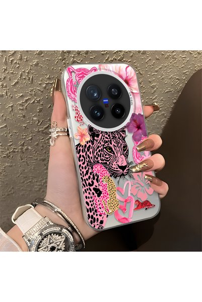 Hontinga Vivo X300 Pro Compatible Silicone Edge Hard Back Case Couple Phone C...