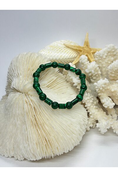 gemsartdeco Malachite (Malachite) Natural Stone Bracelet Slim Model