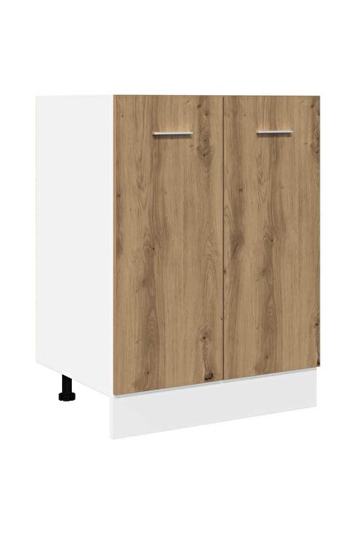vidaxl Dulap inferior “Lyon” stejar artizanal, 60x46x81,5 cm