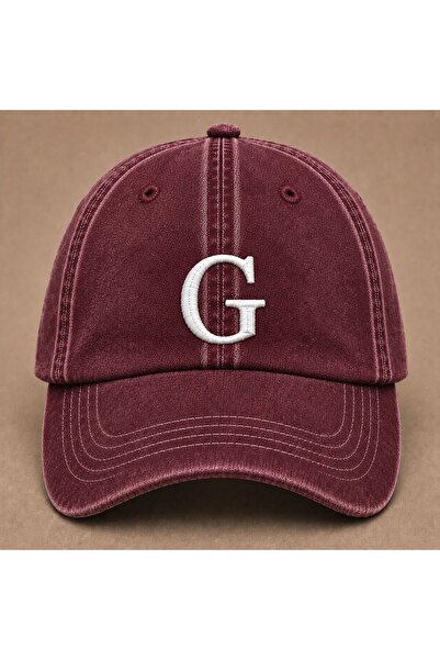 WeavedCo Letter "G" Special Design for Names Embroidered Vintage Washed Baseb...