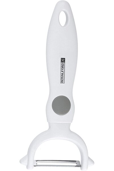 ROYALFORD White Plastic Food Peeler (Pack of 2)