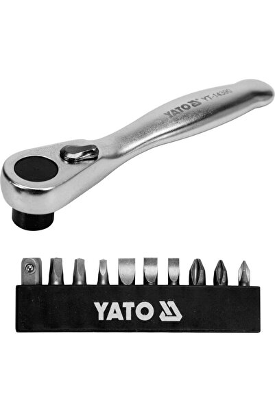 yato Clichet si Biti 1/4", 11 piese YT-14390