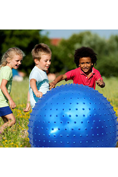 Diason Jumbo 33.5-Inch Knobby Sensory Balls w/Pump - Large Size Inflatable Bu...