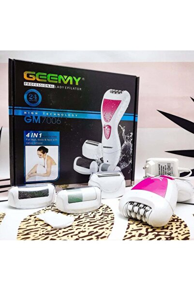 Geemy ماكينة حلاقة كهربائية نسائية متعددة الوظائف 4 في 1، أداة إزالة الشعر وت...