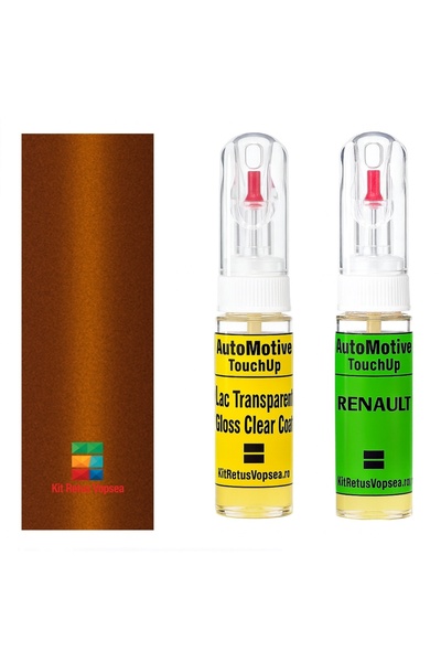 YLKRS AUTOMOTIVE Kit retus vopsea touch-up Renault Kwid R2001 (Orange Ocre) ,...
