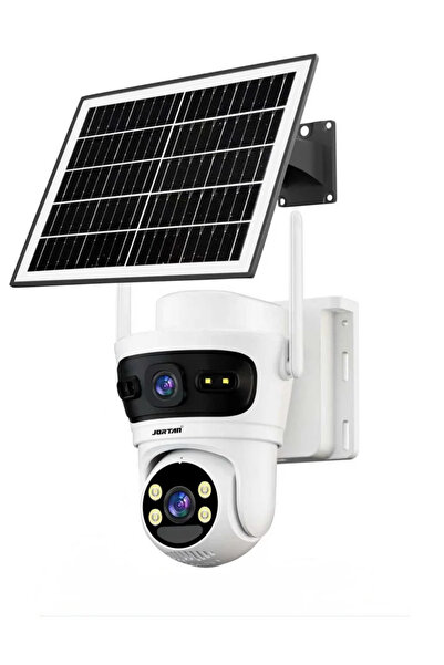 Jortan Cameră de supraveghere, cu panou solar, Wifi, cartelă SIM, IP66, HD wi...