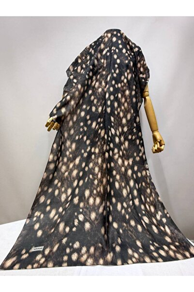 LA SEFA New Season Ceylan Patterned Bambi Soft Shawl