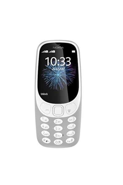 Nokia نوكيا 3310 لون فضي بشريحتين ضمان سنتين صنع في فيتنام