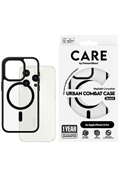 Panzer Glass PanzerGlass Πίσω Κάλυμμα Σιλικόνης Μαύρο (iPhone 15 Pro) 1426 Κω...