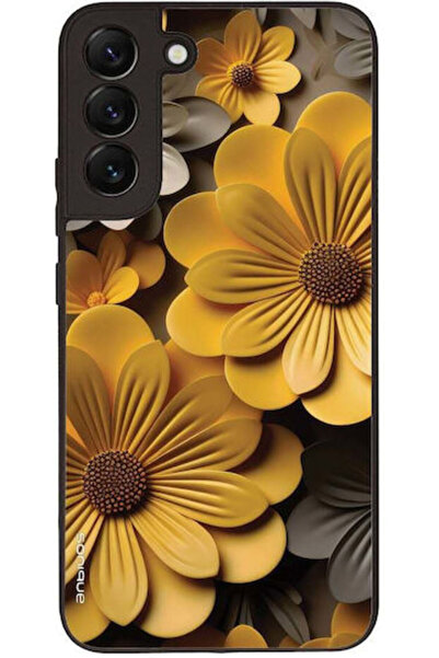 Other Θήκη Sonique Σειράς 3D Λουλουδιών για Samsung Galaxy S22 Plus Κίτρινη