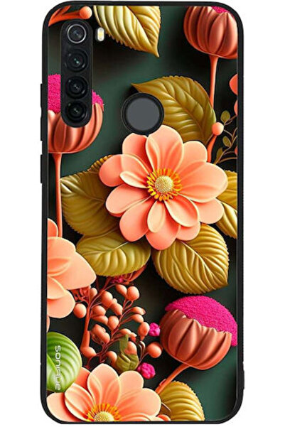 Other Θήκη Sonique Σειράς 3D Λουλουδιών για Xiaomi Redmi Note 8T Σαλμόν