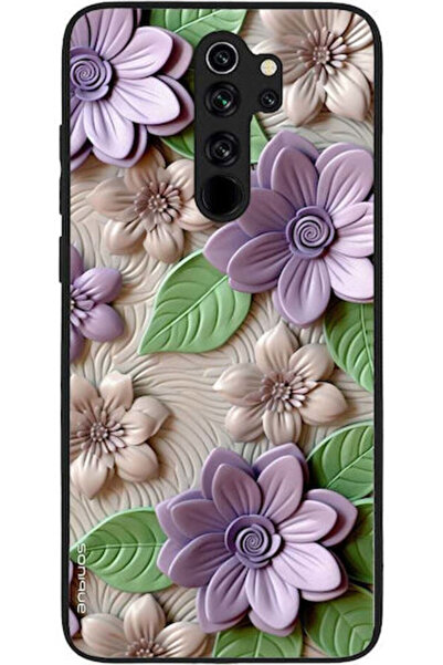 Other Θήκη Sonique Σειράς 3D Λουλουδιών για Xiaomi Redmi Note 8 Pro Βιολετί