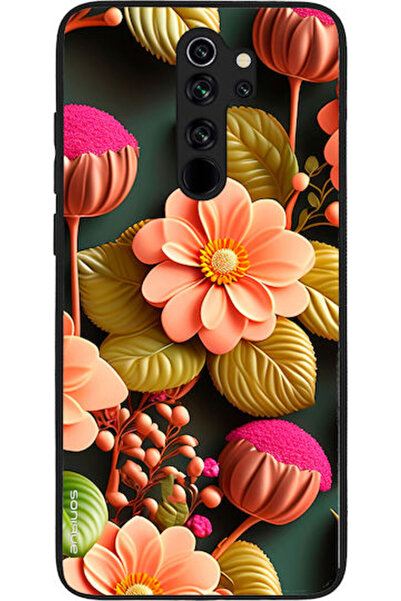 Other Θήκη Sonique Σειράς 3D Λουλουδιών για Xiaomi Redmi Note 8 Pro Σολομί