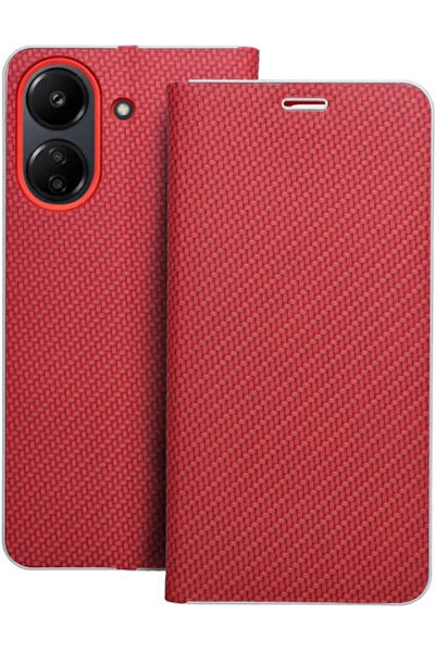 OEM Μεταλλικό Κόκκινο Book (Xiaomi Redmi 13C / Poco C65) Κωδικός: 49666