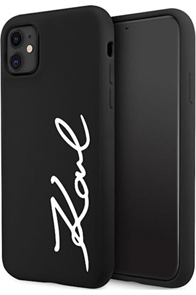 Karl Lagerfeld Signature Back Cover Plastic / Silicone Black (iPhone 11) Code...