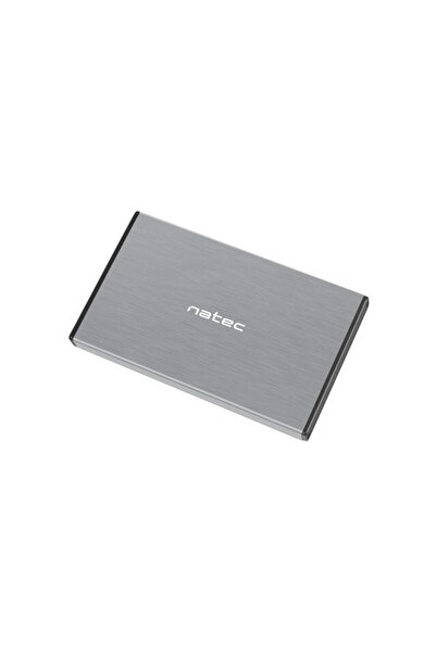Natec Rhino Go 2.5 " SATA III Θήκη Σκληρού Δίσκου με σύνδεση USB 3.0 σε γκρι ...