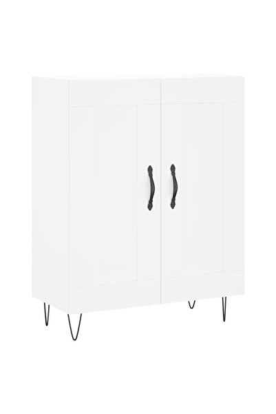 vidaxl Servantă, alb, 69,5x34x90 cm, lemn compozit