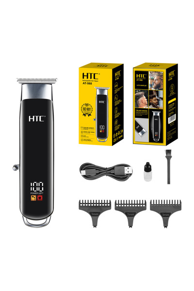 HTC AT-568 Professional Special PC Material Hair Clippers for Men Cordless Po...