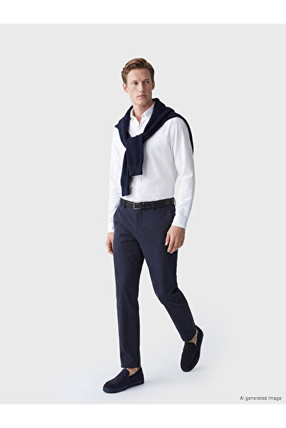 LC Waikiki Navy Blue Regular Fit Men's Trousers