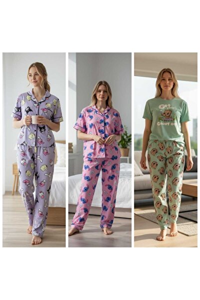 huna hur 6-Piece Pajama Set Comfortable Sleepwear