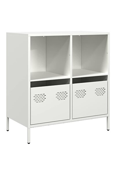 vidaxl Dulap, alb, 68x39x73,5 cm, oțel laminat la rece