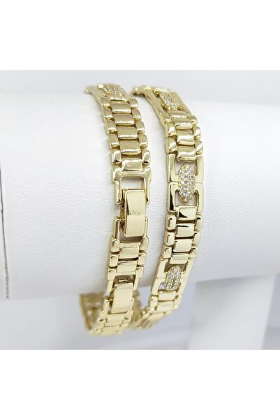 Milena BRATARA DAMA PLACATA CU AUR 14K -LUNGIME 19CM