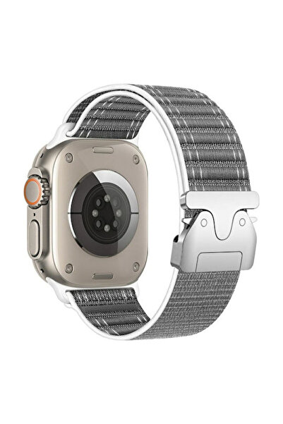 Beline Υφασμάτινο λουράκι Γκρι (Apple Watch 42/44/45/49mm, Apple)