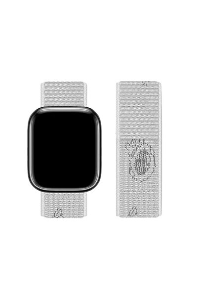 hoco. Hoco WA02 Υφασμάτινο Λουράκι Λευκό Space (Apple Watch 38/40/41/42mm) 38144
