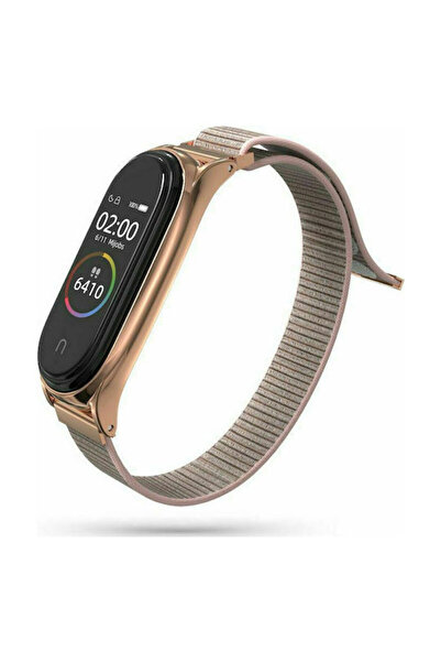 OEM Λουράκι Υφασμάτινο Ροζ Χρυσό (Mi Smart Band 5/Mi Smart Band 6) TPRNB5RG