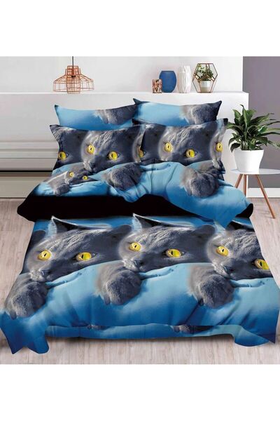 OEM 3D satin Cotton Duvet Cover Set – 6 pieces | 13439
