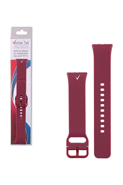 Other Λουράκι Volte-Tel Σιλικόνης Μπορντό (Galaxy Fit3)