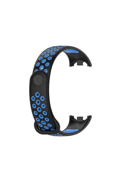 Other Λουράκι Σιλικόνης Sonique Sport με Πείρο Μαύρο / Μπλε (Xiaomi Mi Band 8...