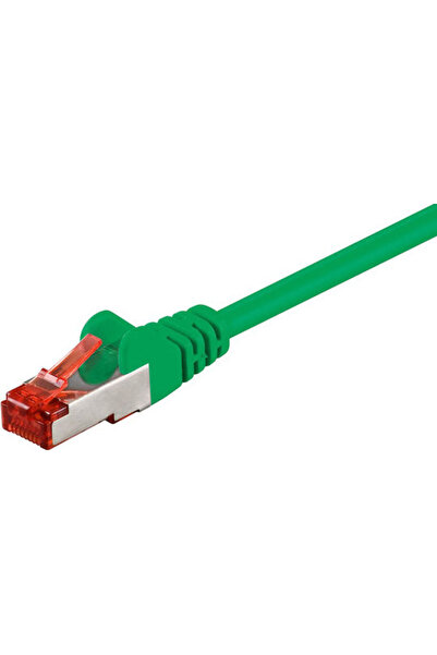 goobay Καλώδιο Ethernet Gigabit S/FTP Κατηγορίας 6, 0.5μ, Πράσινο, Κωδικός: 6...