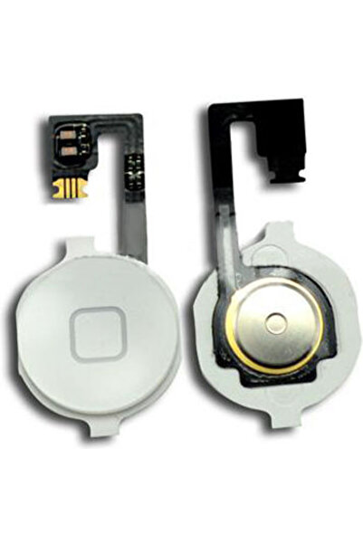 OEM Καλώδιο Flex με κουμπί Home σε λευκό χρώμα για
