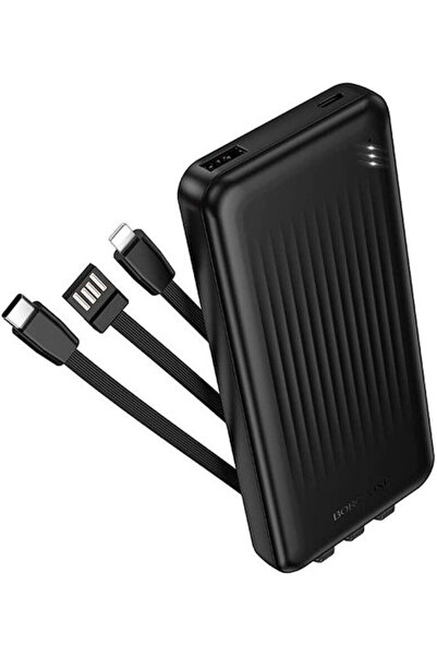 Borofone BJ79 Power Bank 10000mAh με θύρα USB-A Μαύρο