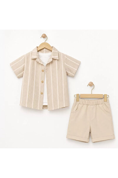 Generic Brand 6/24 Month Striped Shirt T-Shirt Baby Set