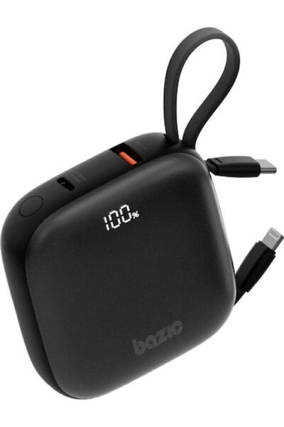 Energea Bazic Fusion Power Bank 10000mAh 20W με Θύρα USB-A και Θύρα USB-C Pow...