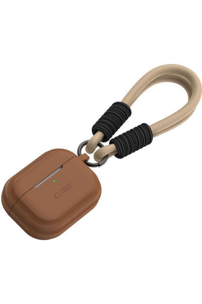 Tech-Protect Θήκη Σιλικόνης Σοκολατί Καφέ για Apple AirPods Pro 2