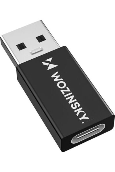 WOZINSKY Μετατροπέας USB-A αρσενικό σε USB-C θηλυκό 1 τεμάχιο WAAC-01
