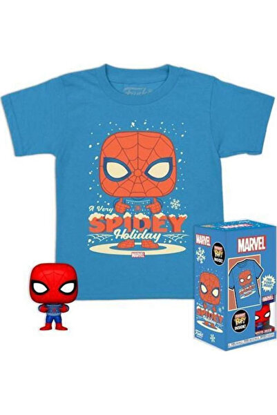 Funko Ποπ! Tees Marvel: Marvel - Εορταστικό Πακέτο Σπάιντερμαν