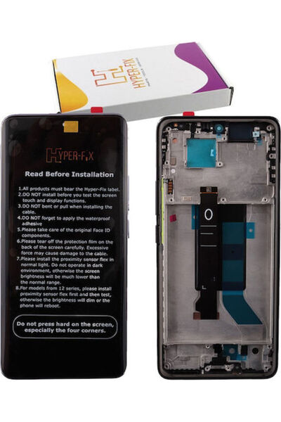 Hyper Οθόνη με μηχανισμό αφής και πλαίσιο για Xiaomi Redmi Note 14 Pro 5G (Μα...